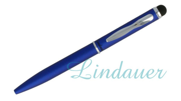 Mini-Kugelschreiber Touch blau