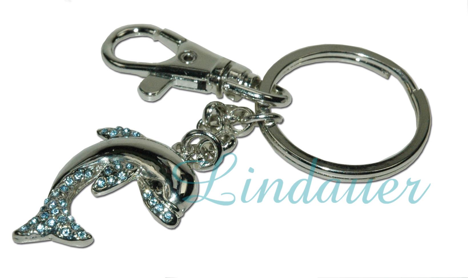 2 Stück Delfin Schlüsselanhänger - Süße Wal Anhänger Für Schlüssel & Taschen