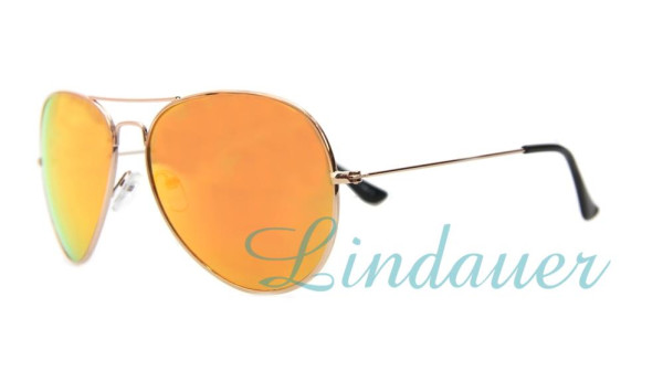 Sonnenbrille, gold