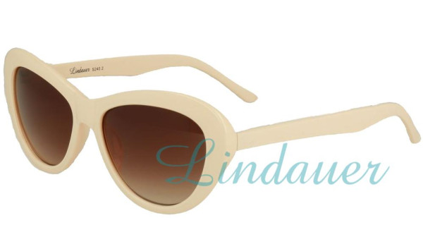 Sonnenbrille in beige